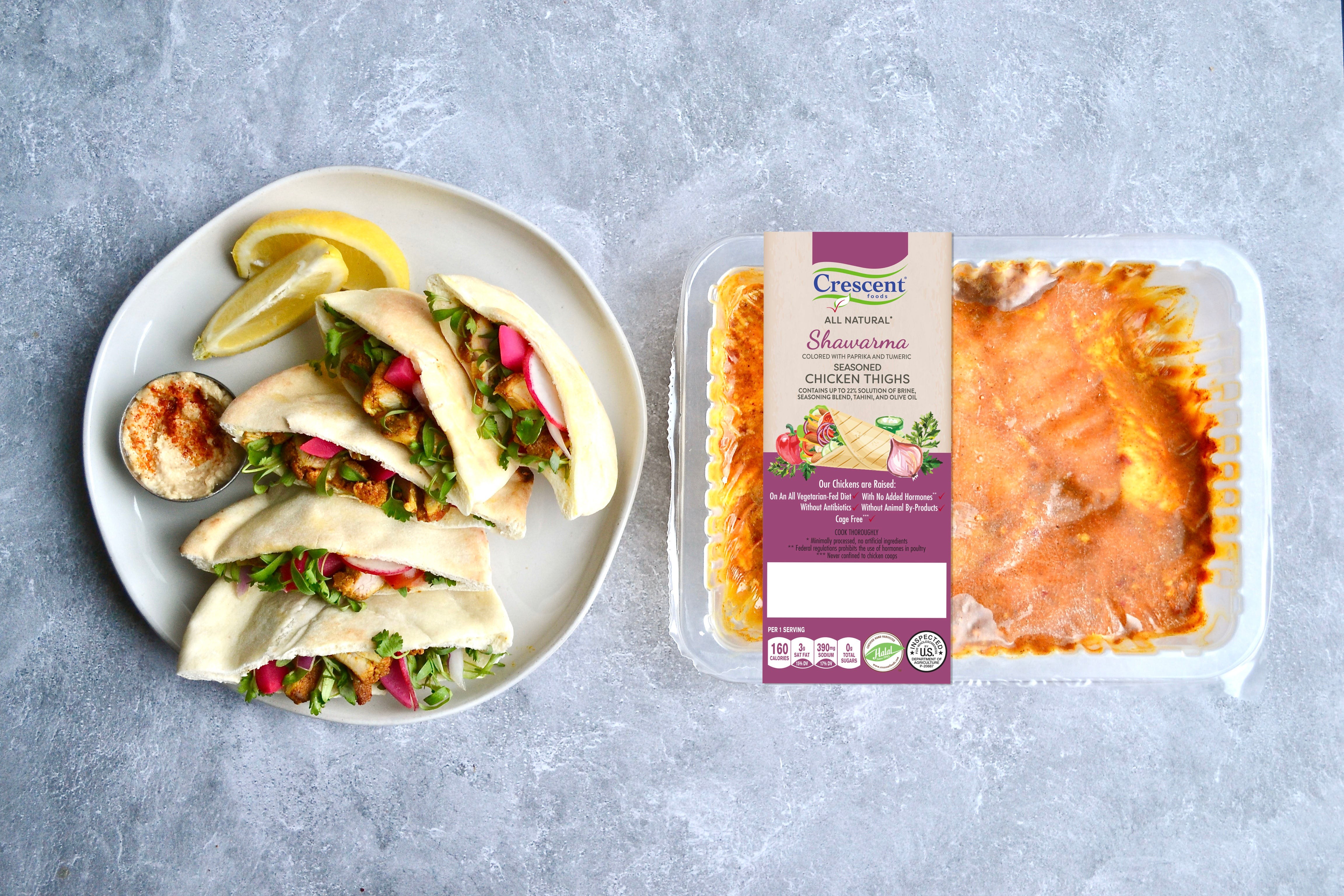 Crescent Chicken Shawarma 6 OZ