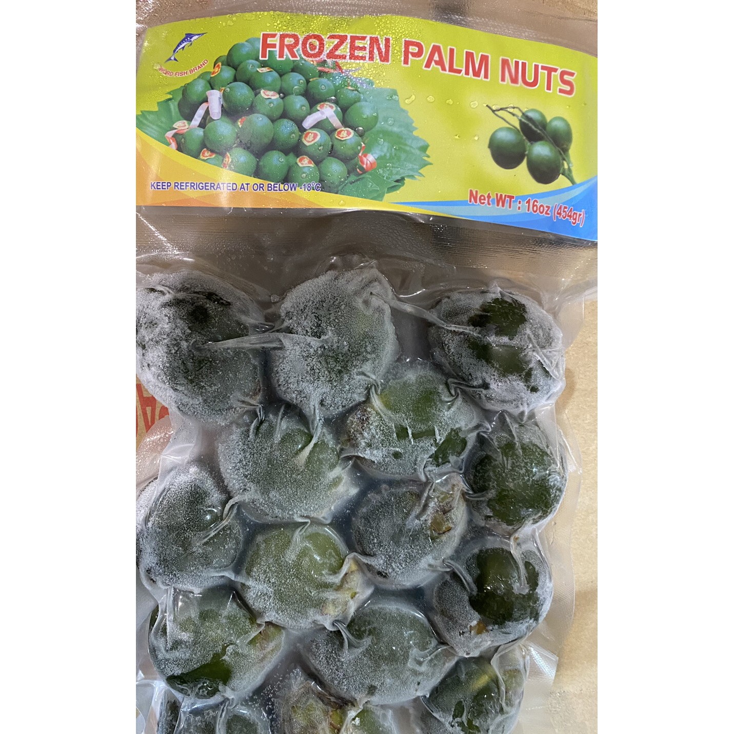 Palm Nuts Frozen  16 Oz