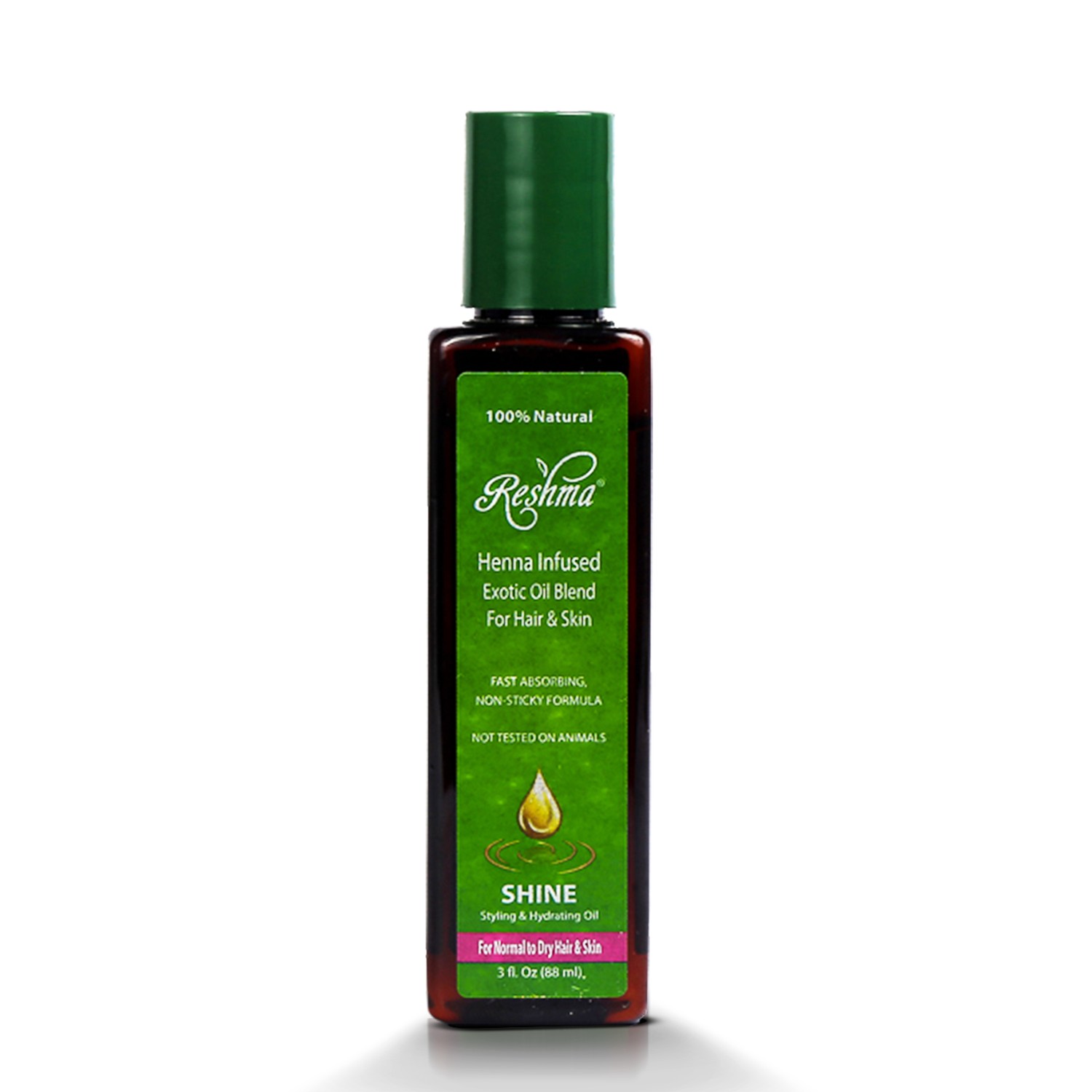 HAIR SERUM WITH HENNA NORMAL (GREEN) RESHMA 3 OZ