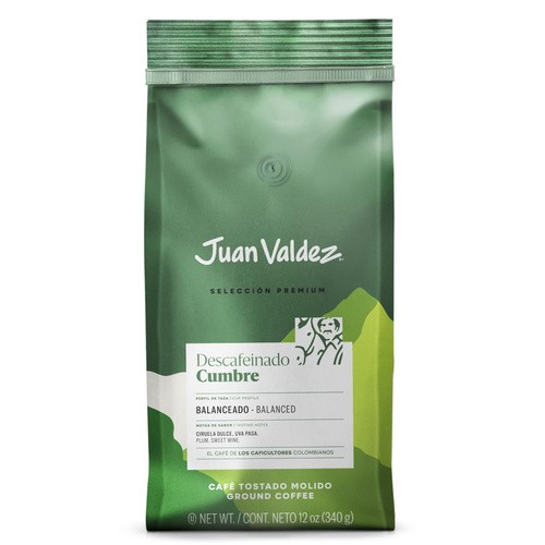 JUAN VALDEZ DECAF BALANCED COFFEE 12 OZ