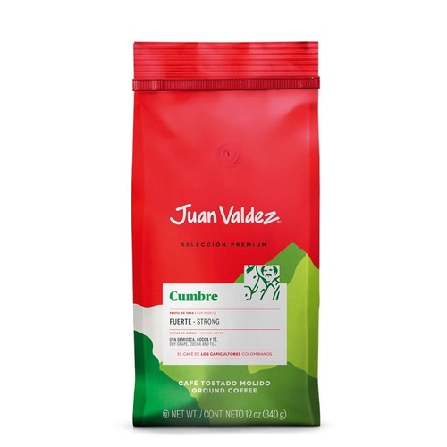JUAN VALDEZ CUMBRE GROUD COFFEE          12 OZ