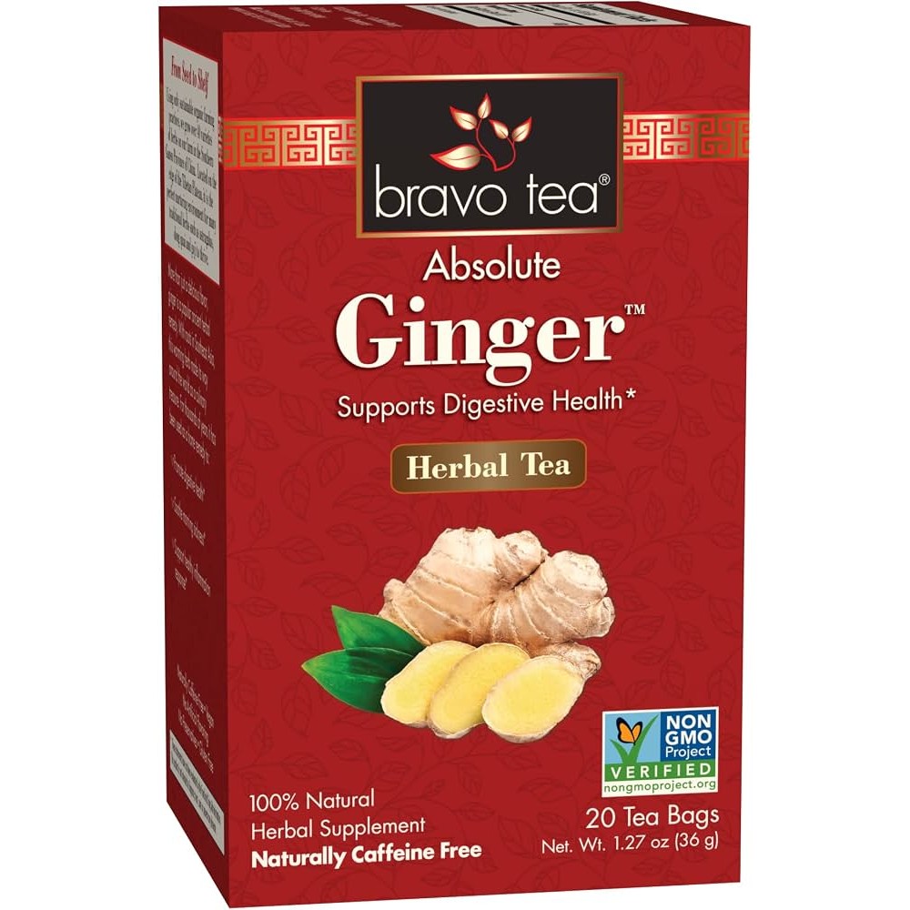 BRAVO TEA GINGER 20 BAG