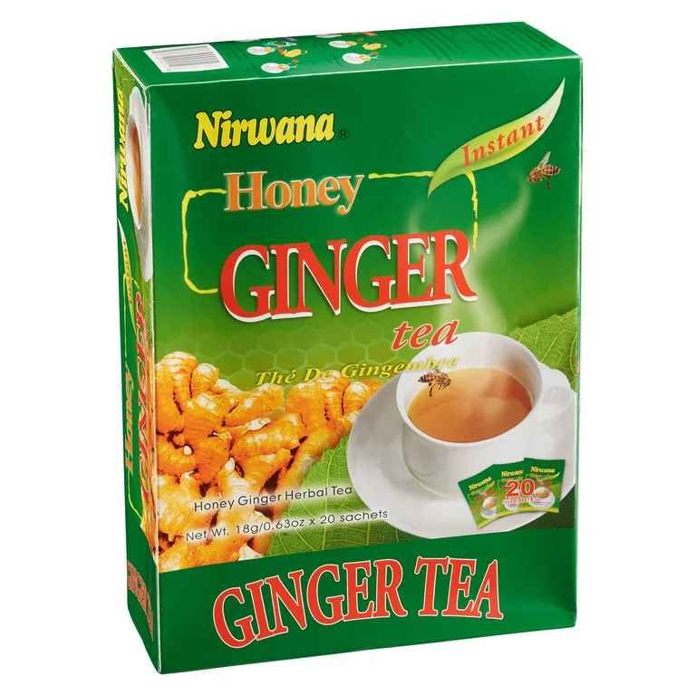 Nirwana Honey Ginger Tea 20 Each
