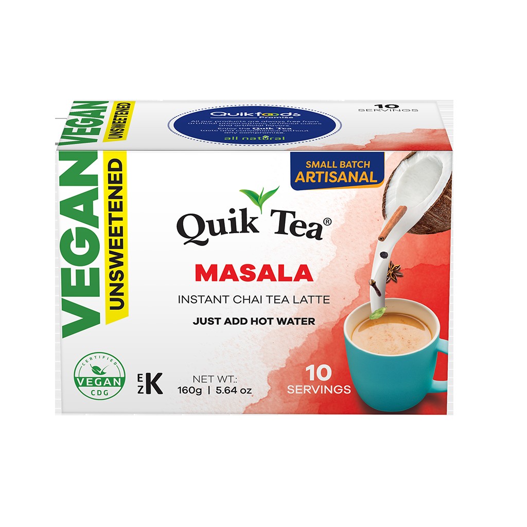 QUICK TEA MASALA CHAI UNSWEETENED 10 BAG