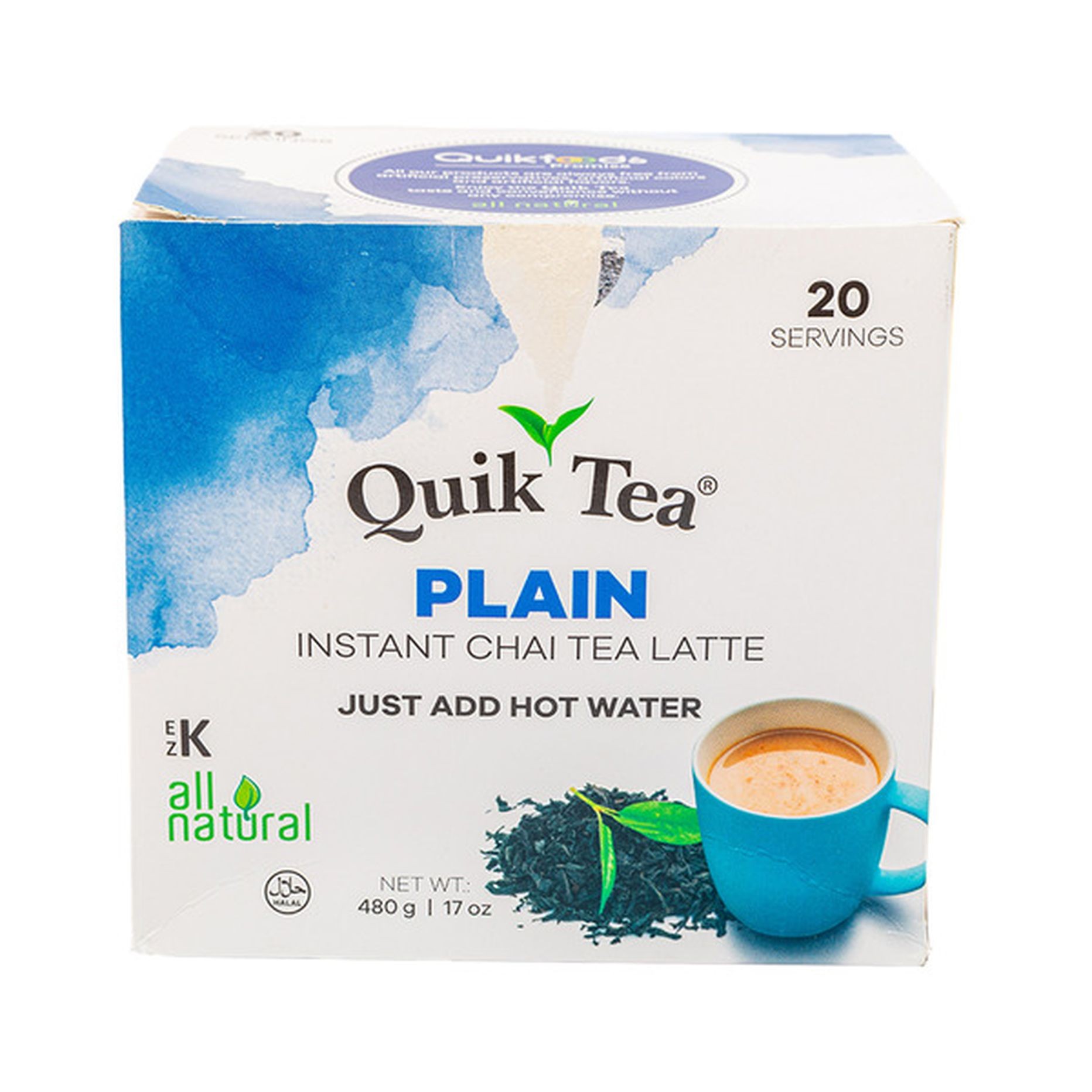 QUICK TEA PLAIN CHAI 17 OZ
