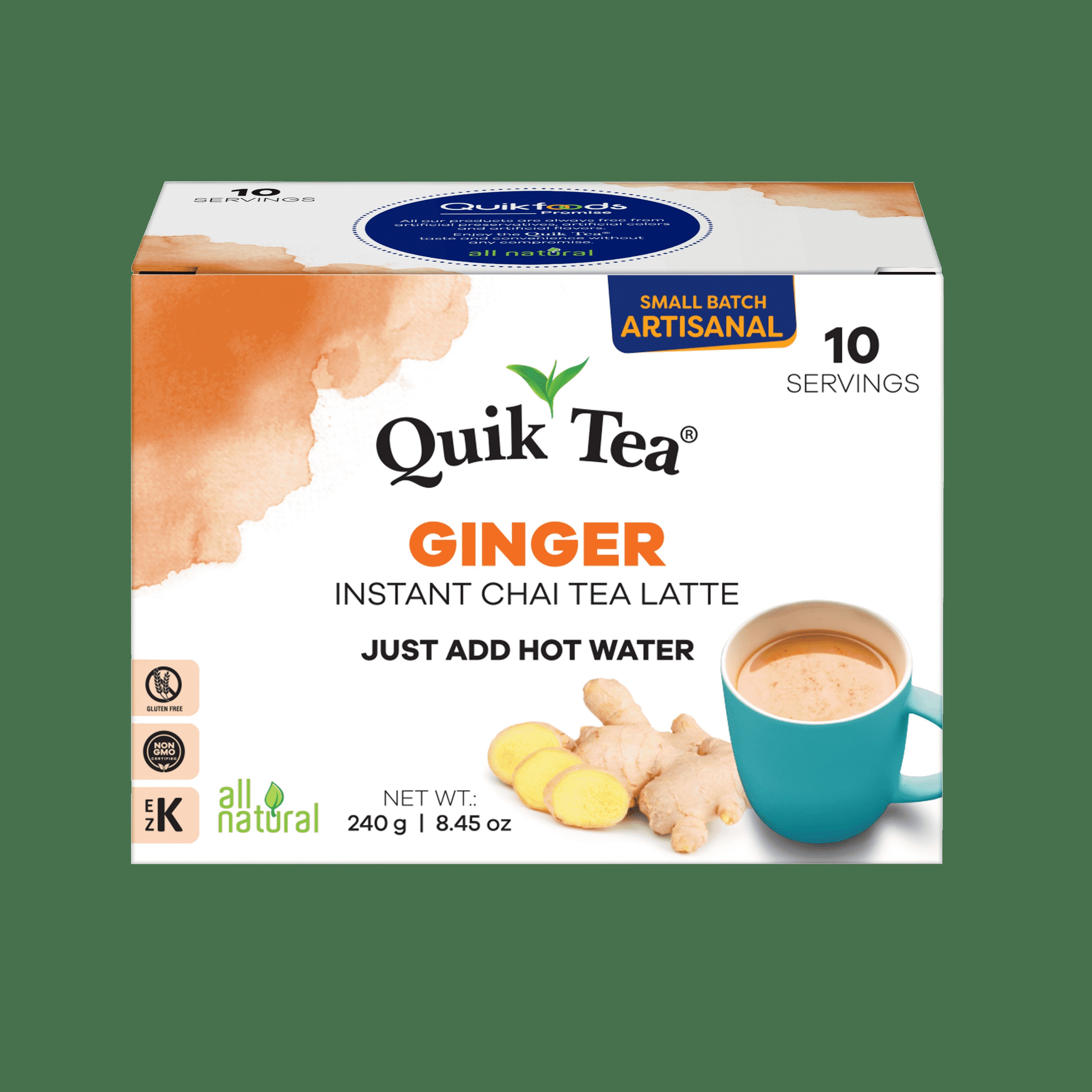Quik Tea Ginger Chai  10 BAG