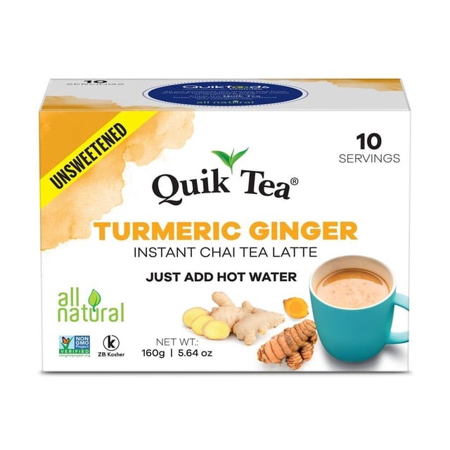 Quik Tea Instant Turmeric Ginger Coffee  10 BAG