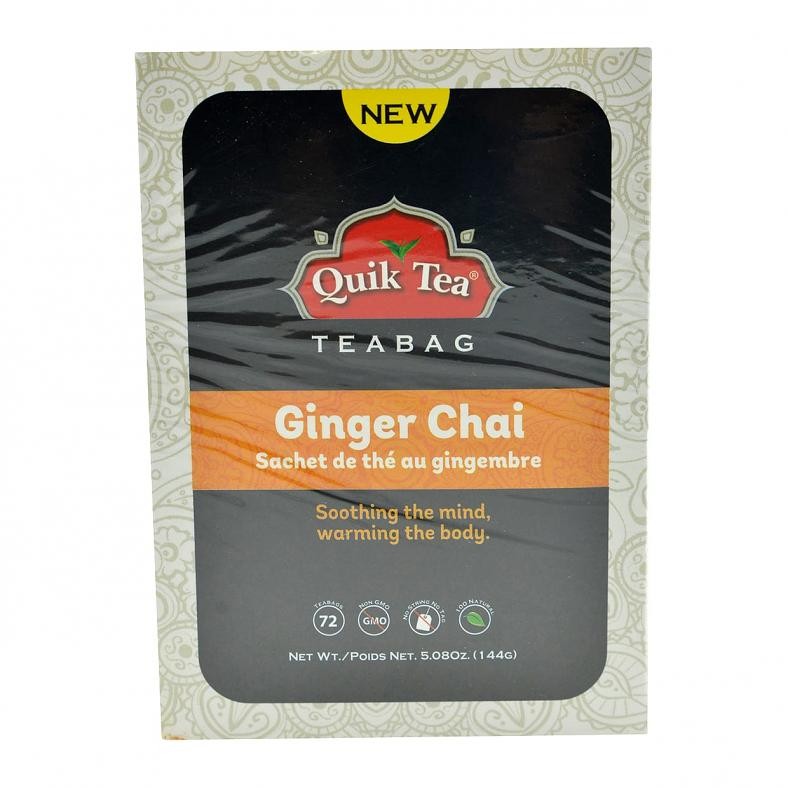 QUICK TEA GINGER CHAI 72 BAG