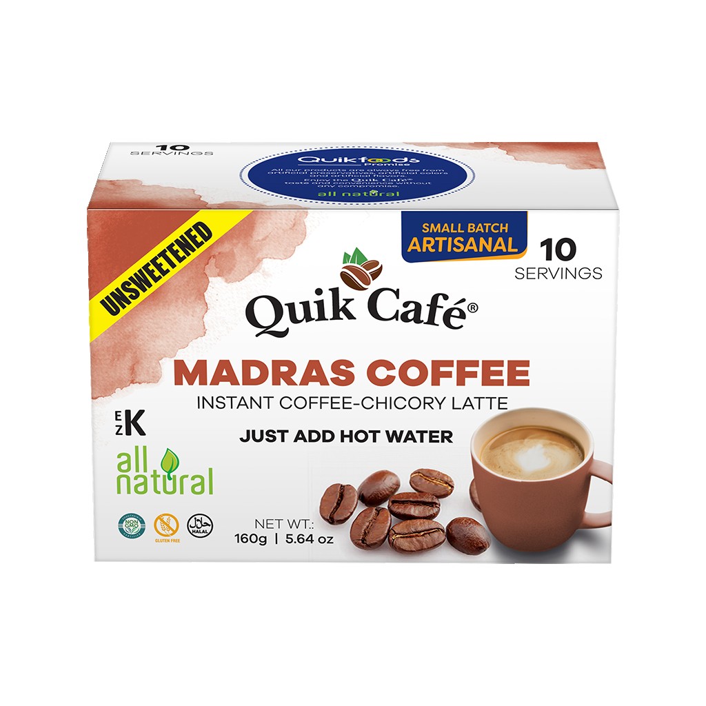 Quik Cafe Madras Coffee Unsweetened 5.64 GM