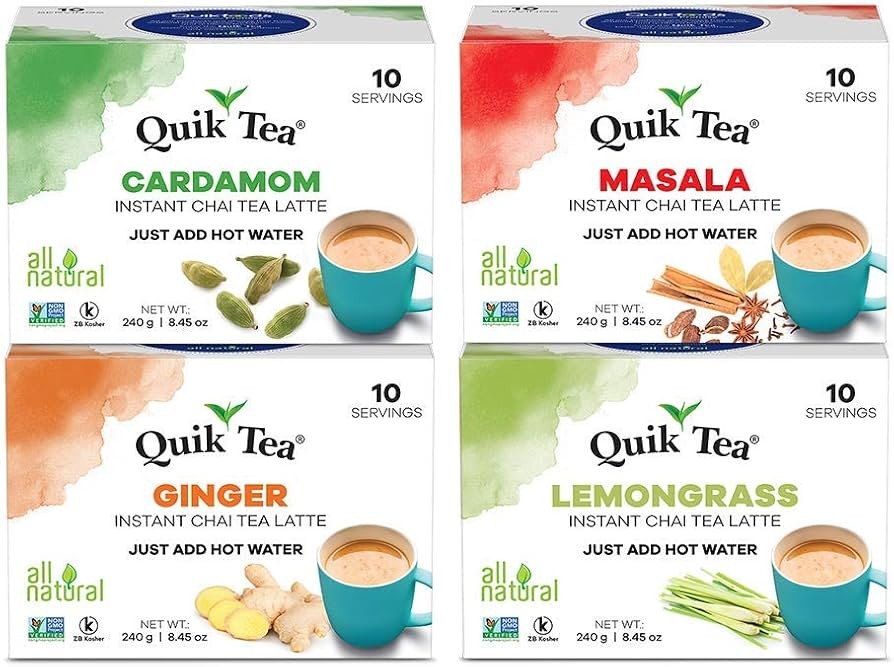 QuikTea Chai Tea Latte  34 OZ