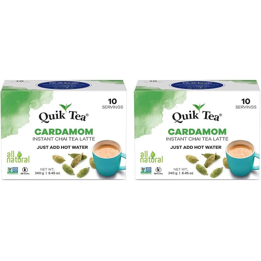 QuikTea Cardamom Chai Tea Latte  20 BAG