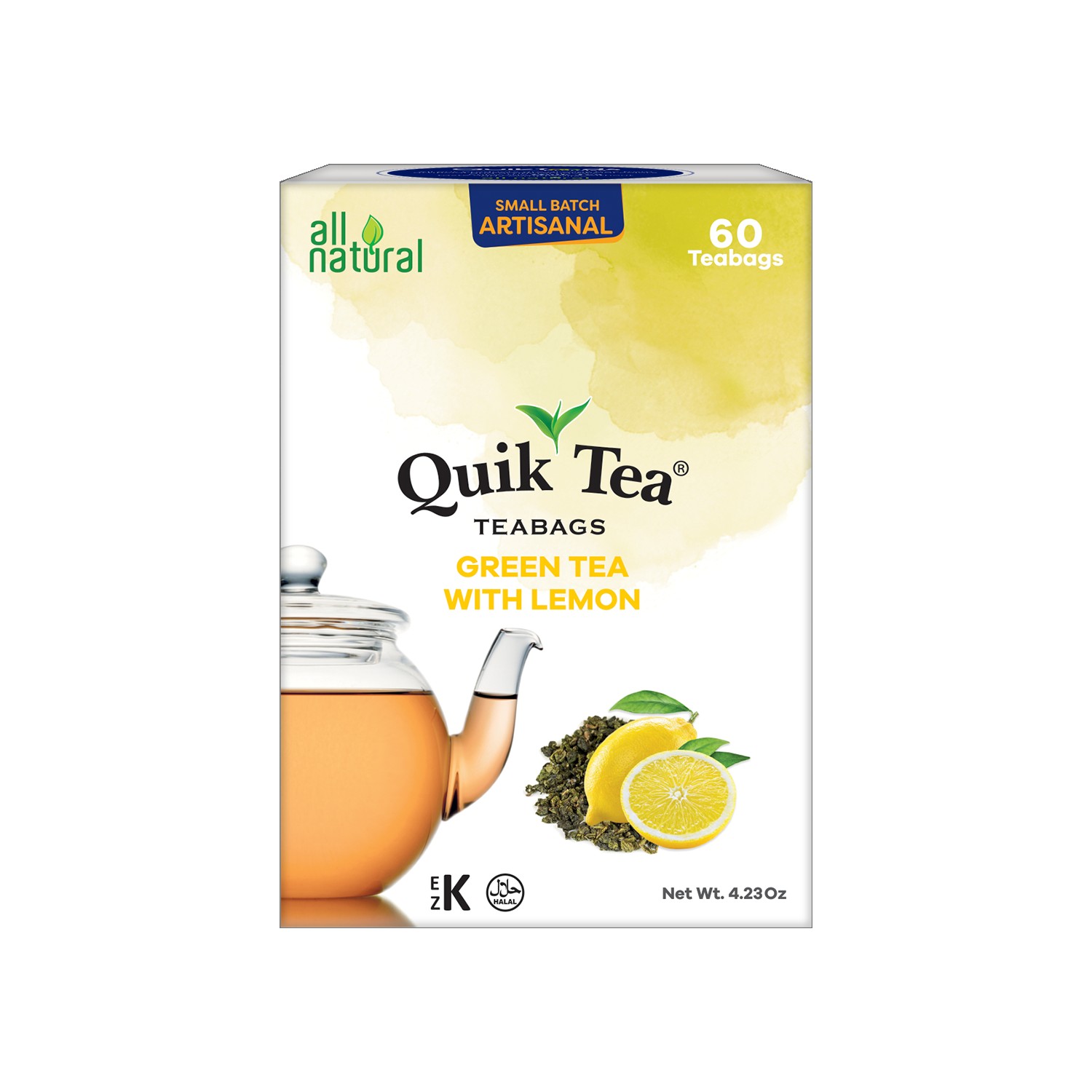 Quick Green Tea With Lemon 60 Each