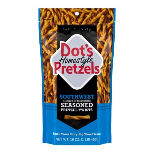 DOTS PRETZELS SOUTHWEST 16 OZ