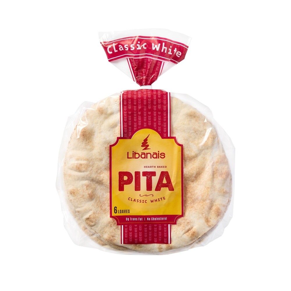 Libanais Pita Classic White 6 Each