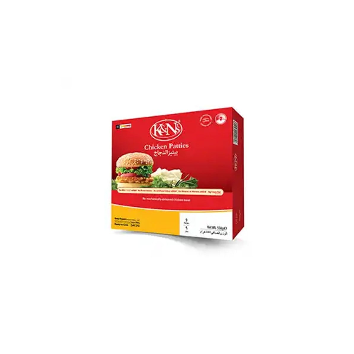 K&N CHICKEN PATTIES 19.6 OZ
