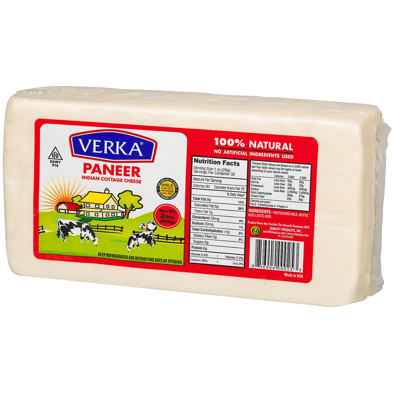 Verka Paneer 2 LBS