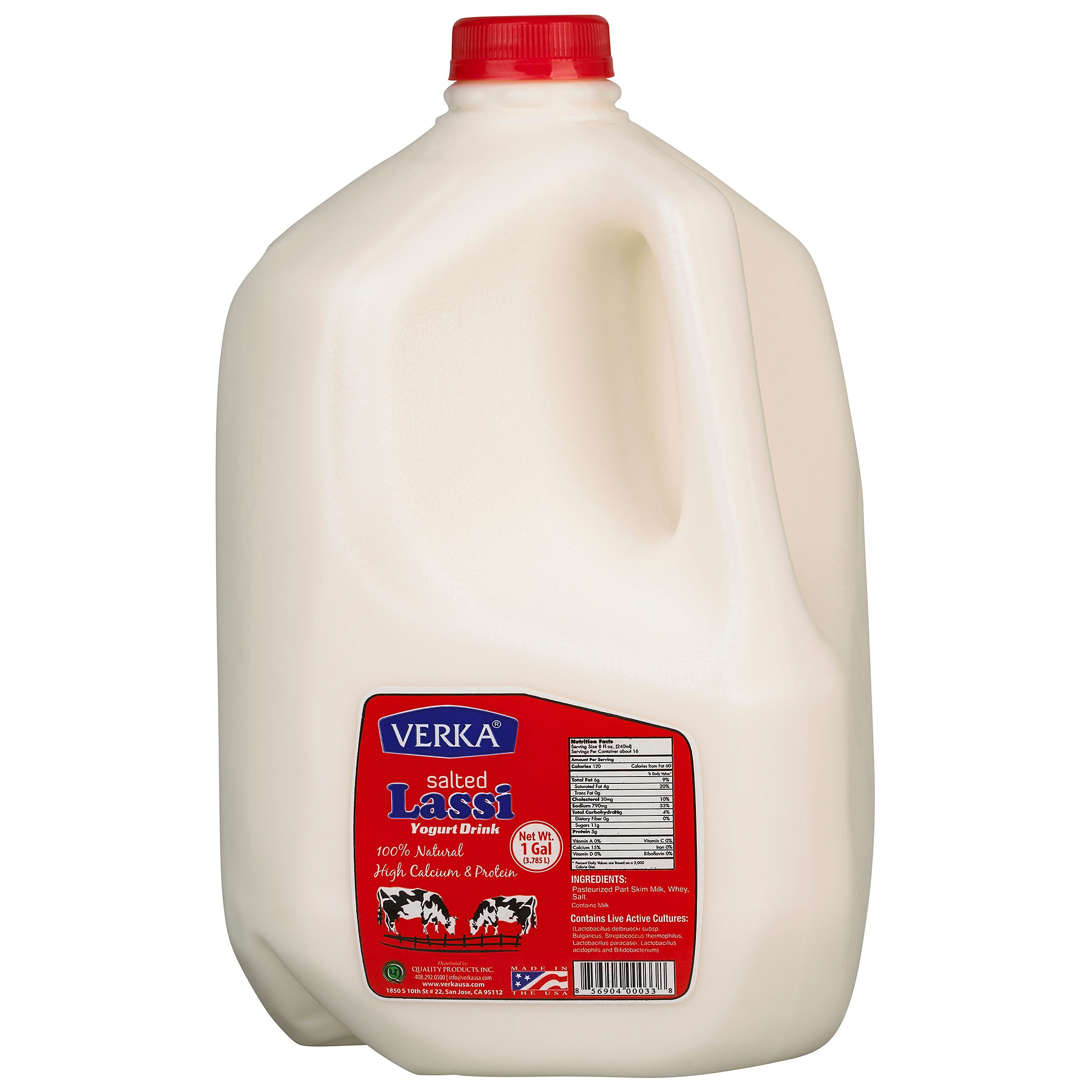 Verka Salted Lassi 1 GALLON