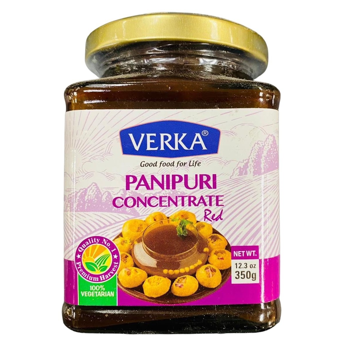 VERKA PANIPURI CONC RED 350 GM