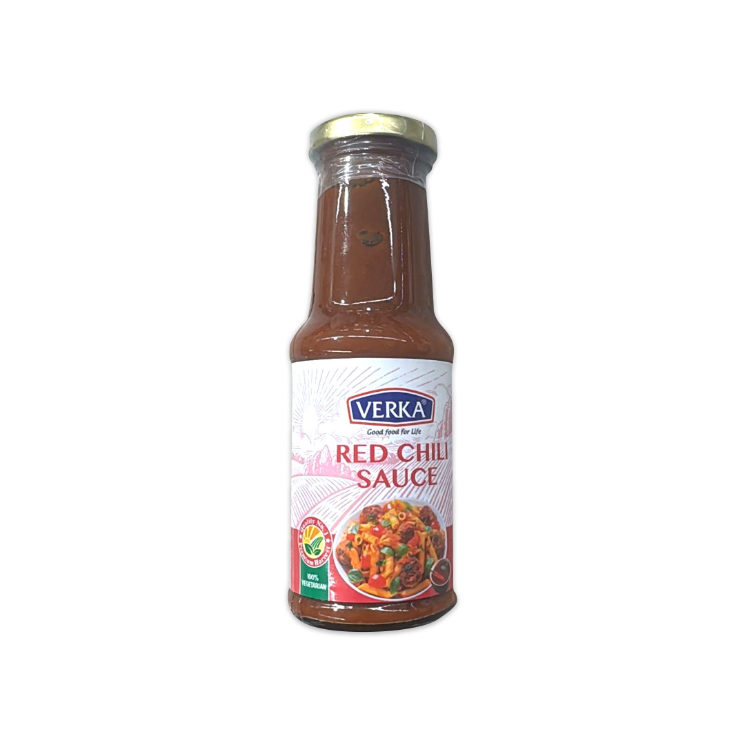 VERKA RED CHILLI SAUCE 250 GM