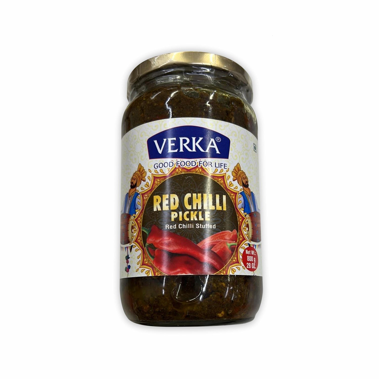 VERKA RED CHILLI PICKLE 800 GM