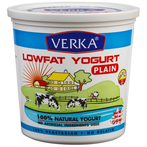 Verka Grassfed Lfat Yogurt  64 OZ