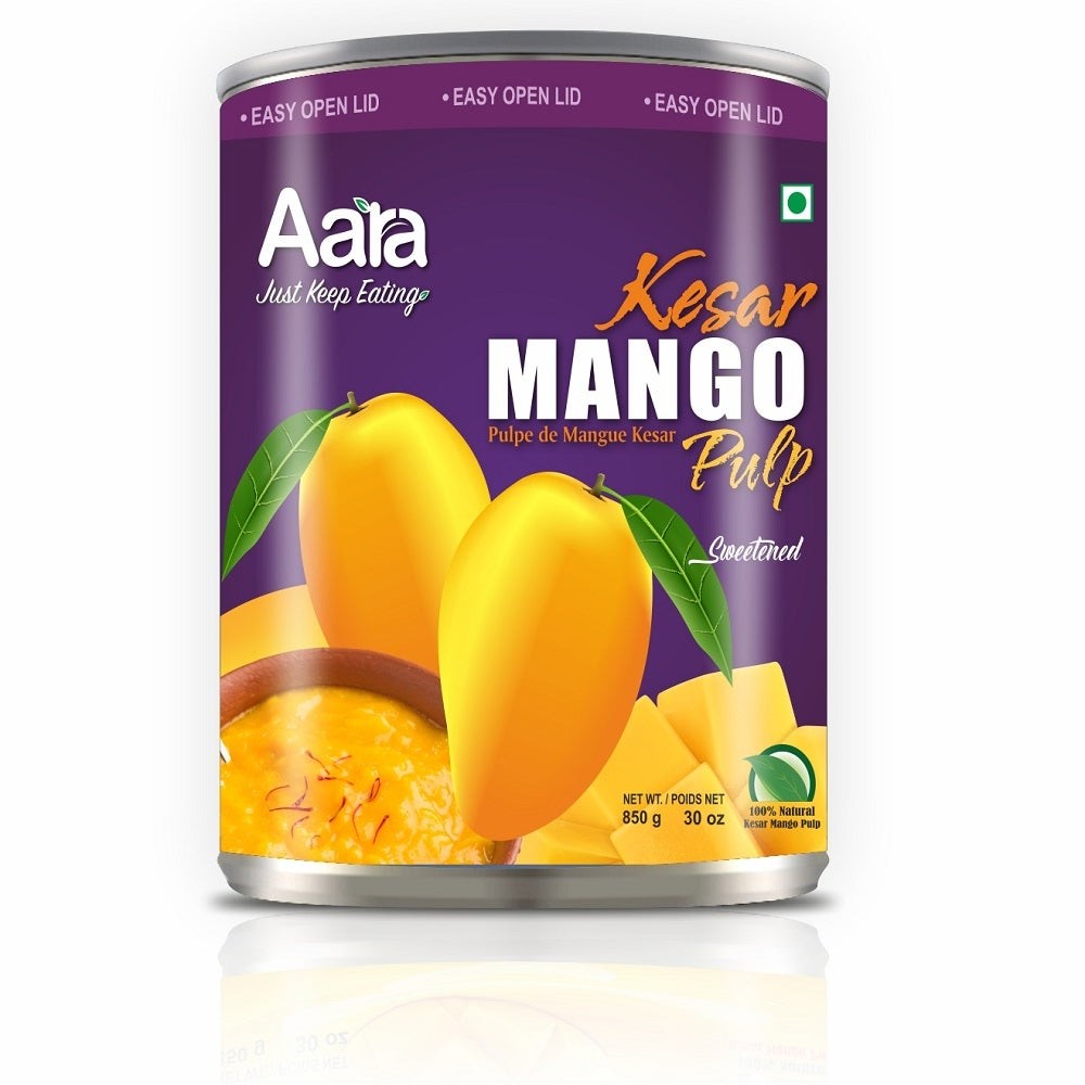 AARA KESAR MANGO PULP 850 GM