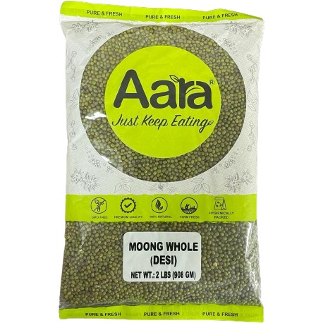 Aara Moong Dal Whole Desi 4 LBS