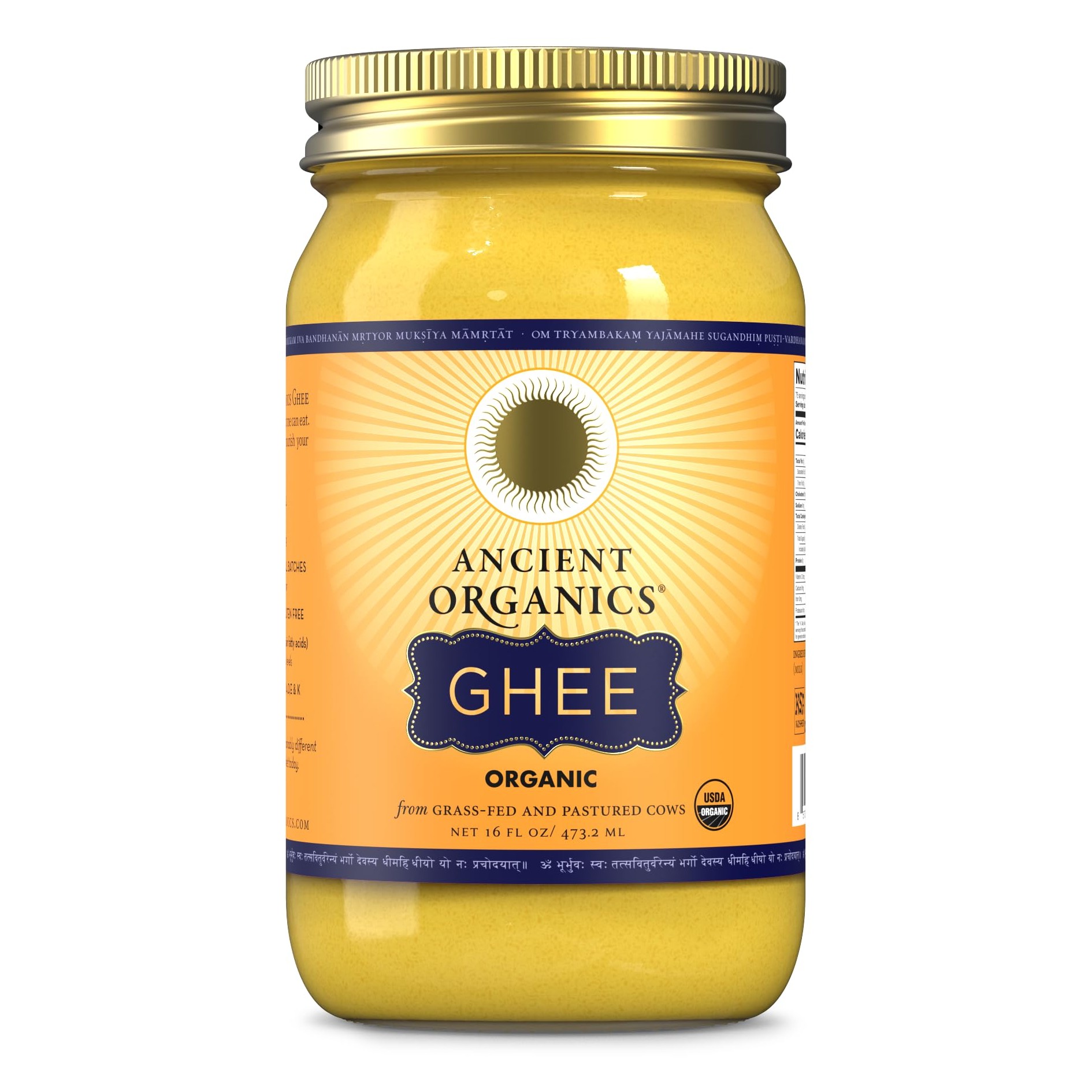 ANCIENT ORG GHEE 8 OZ