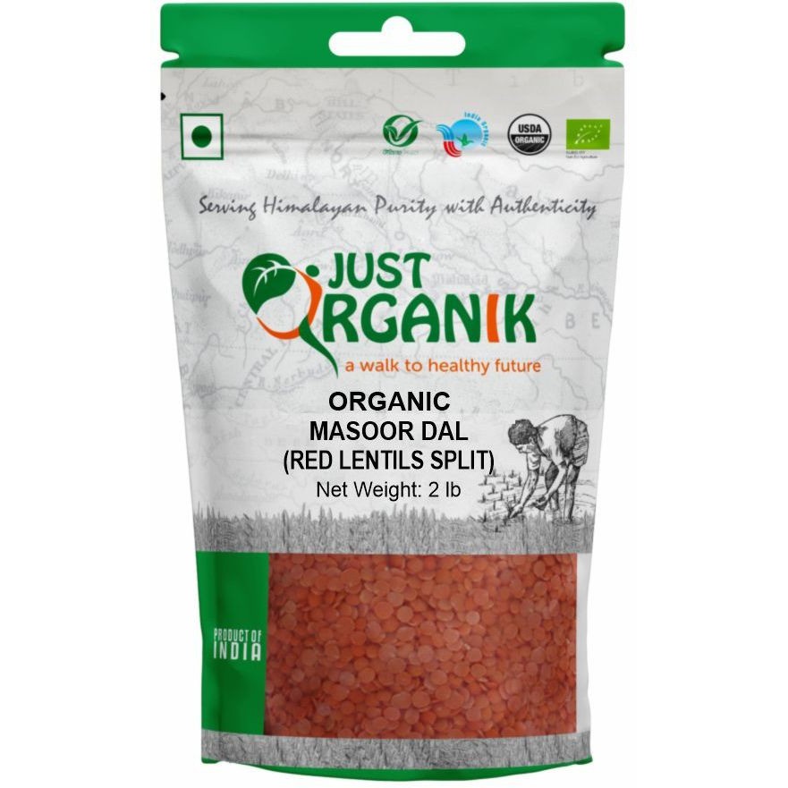 ORGANIC MASOOR DAL 2 LBS