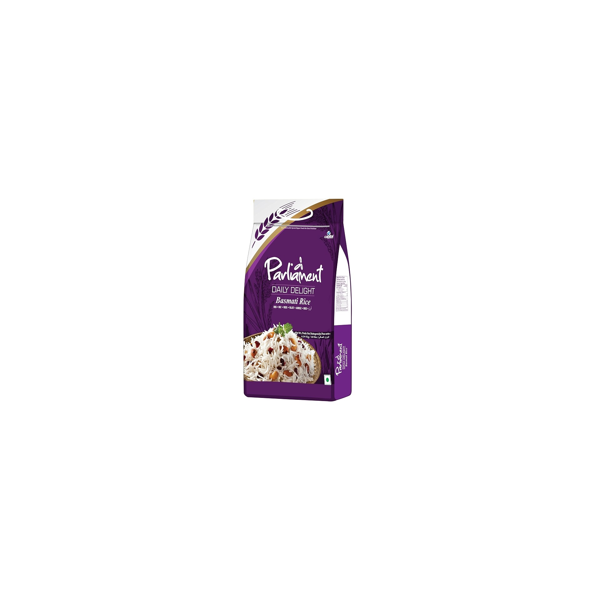 PARLIAMENT DAILY DELIGHT BASMATI 10 LBS