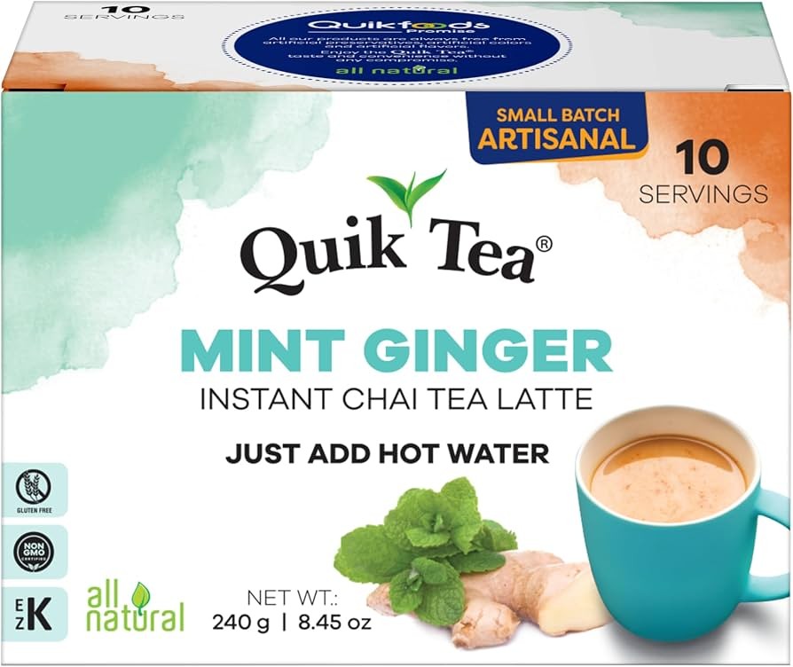QUICK TEA MINT GINGER 10 COUNT
