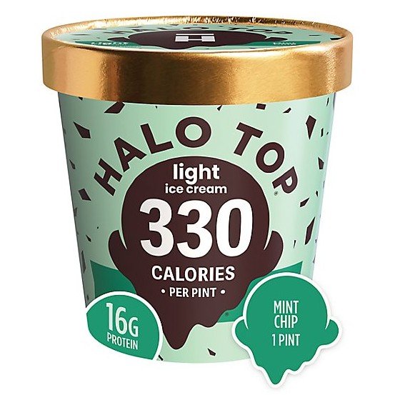 Halo Top Mint Chip Ice Cream 16 OZ
