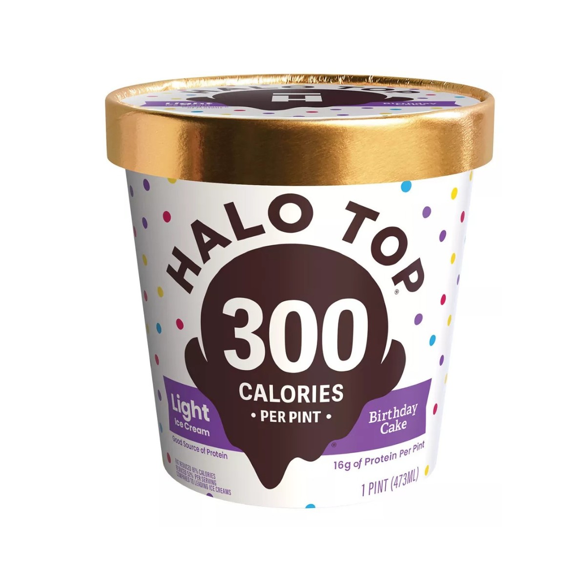 Halo Top Birthday Cake Ice Cream 1 Pint