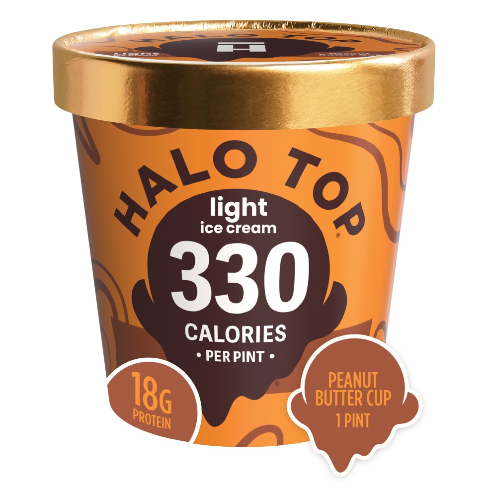 Halo Top Peanut Butter Ice Cream 1 Pint