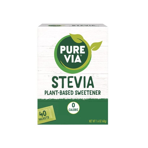 PURE VIA STEVIA SWEETNER 40 COUNT