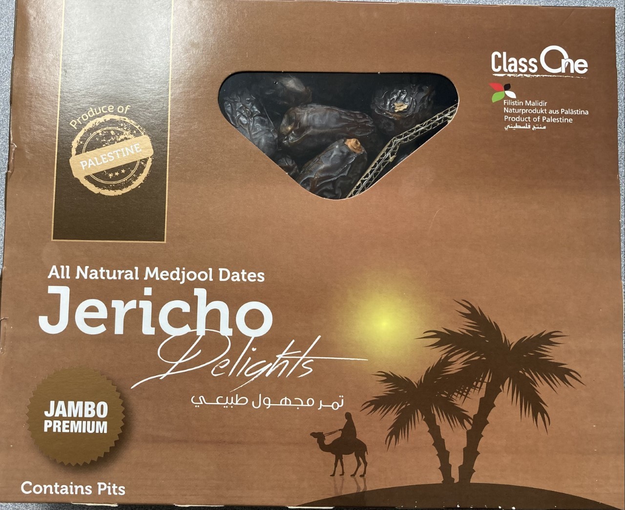 JERICHO DELIGHTS MEDJOOL DATES 4.4 LBS