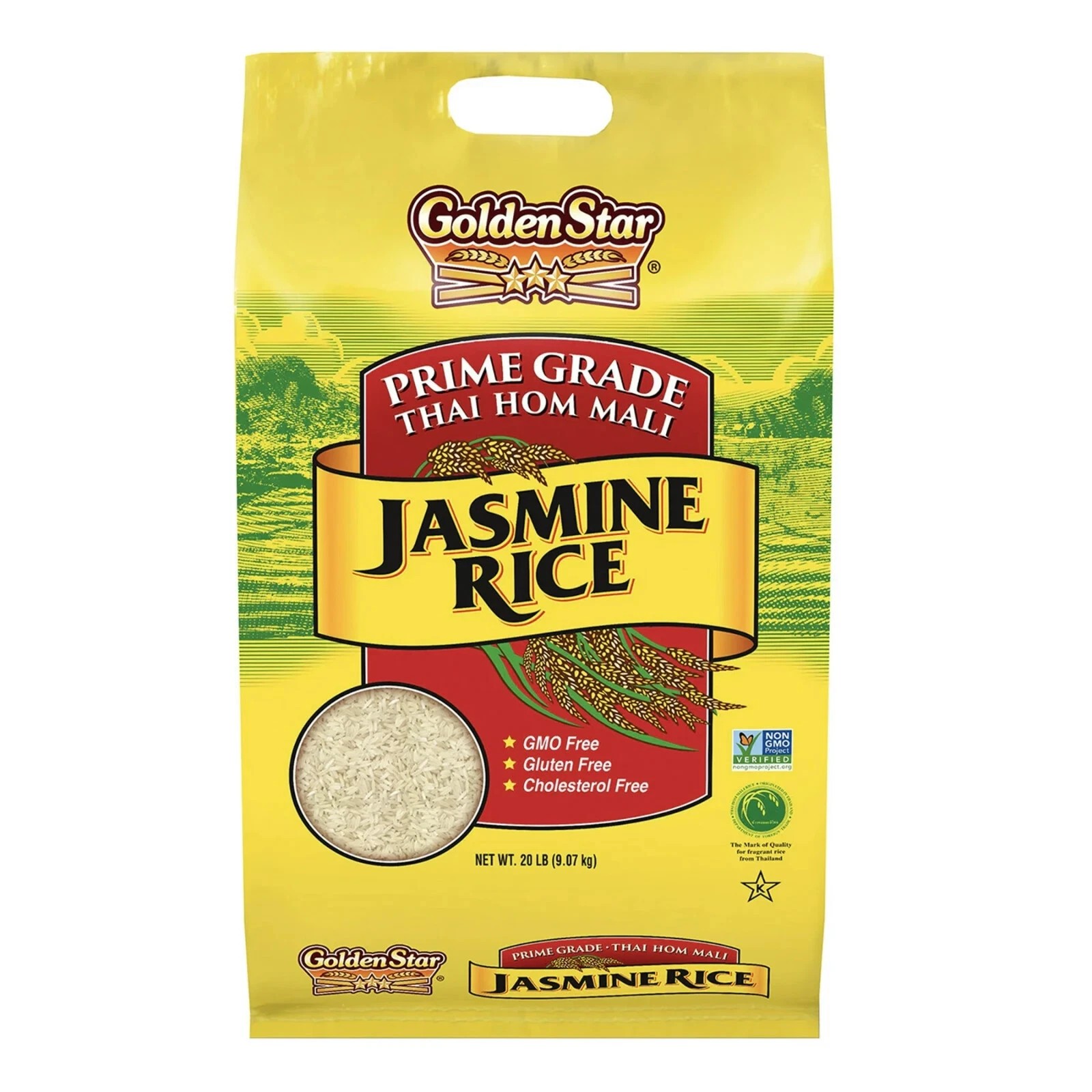 GOLDEBSTAR JASMIN RICE 20 LBS