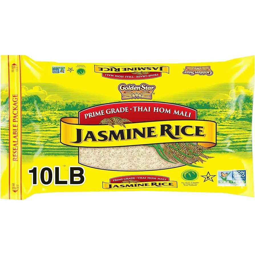 GOLDEN STAR JASMIN RICE 10 LBS