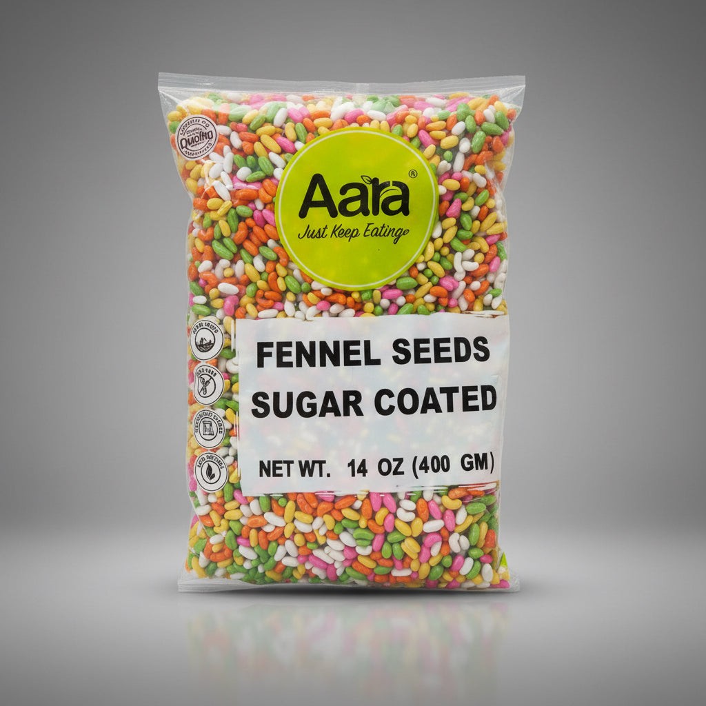 AARA FENNEL SEED COATED 400 GM