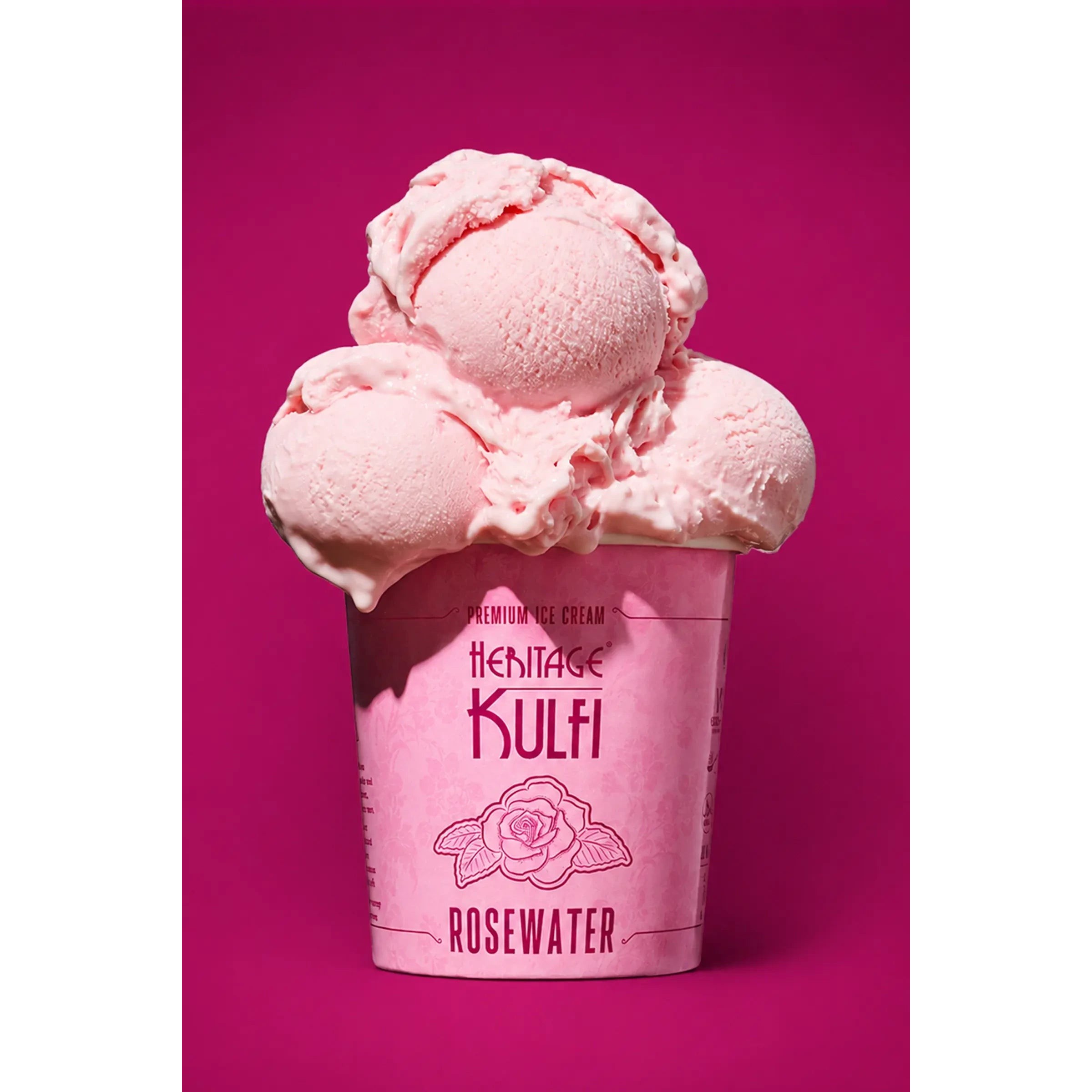 HERITAGE ROSEWATER KULFI 473 ML