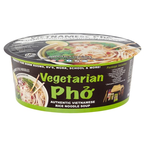 Vegetarian Pho Authentic Vietnamese Rice Noodles Soup 3.6 OZ
