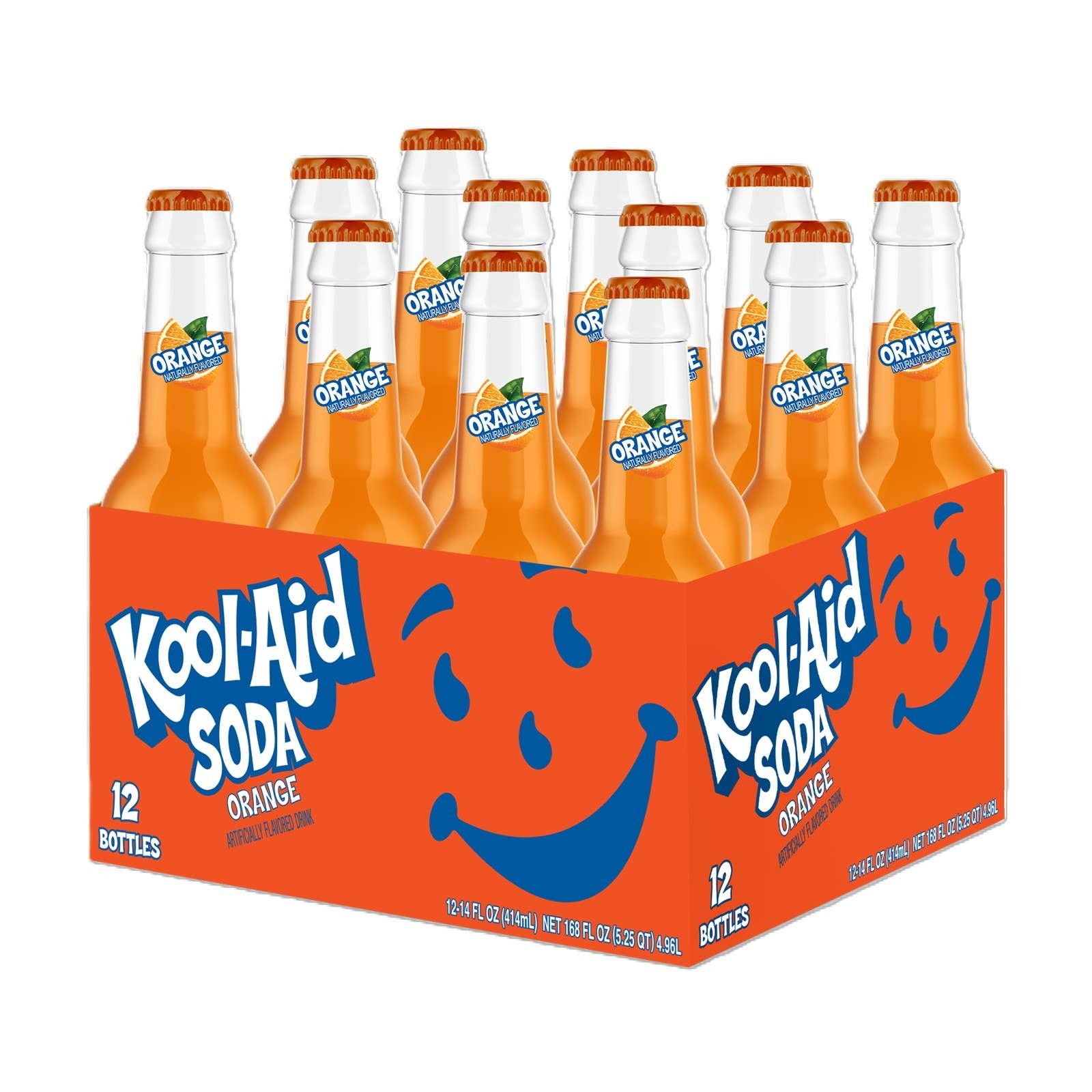 KOOL AID ORANGE SODA 12 OZ