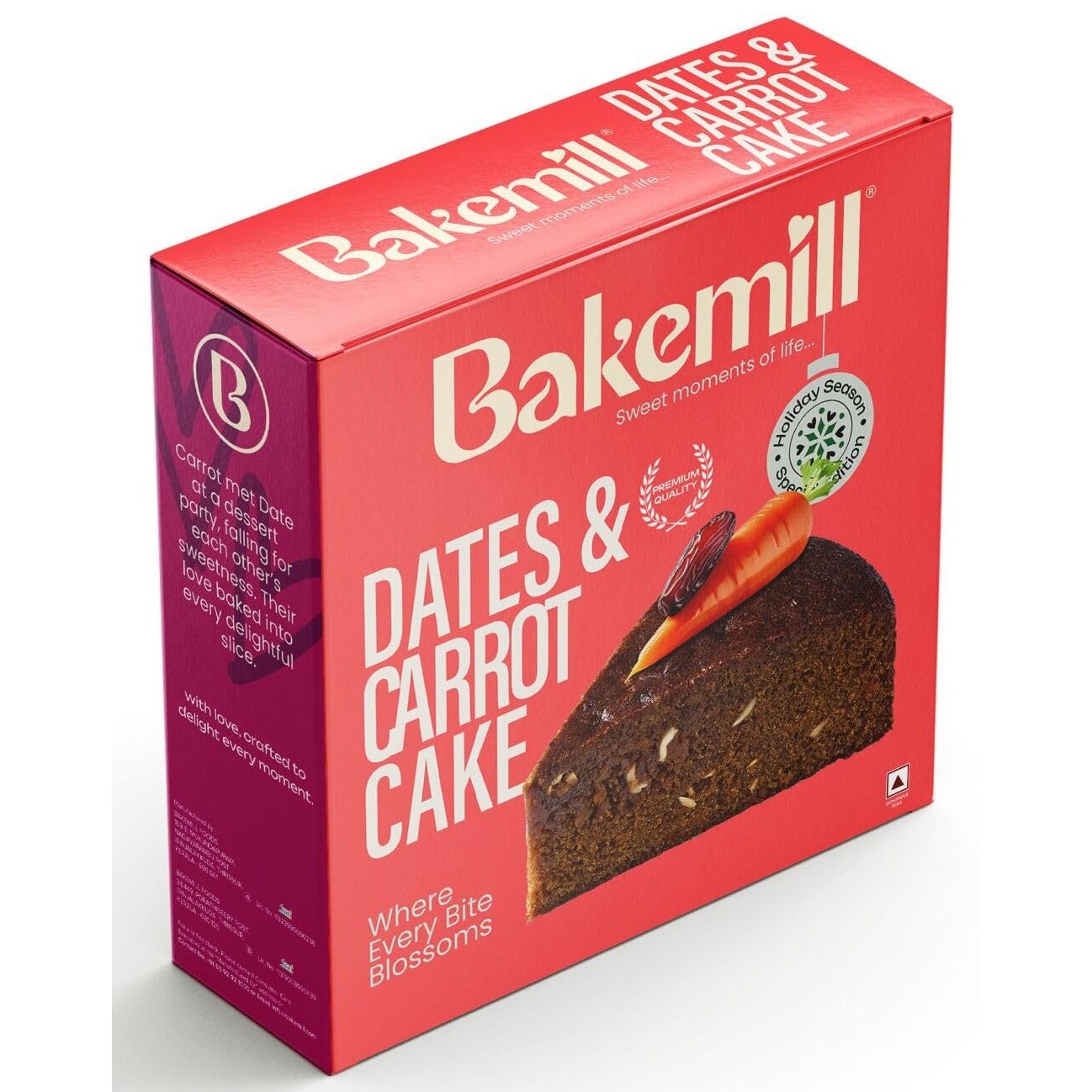 BAKERMILL DATES & CARROT CAKE 400 GM