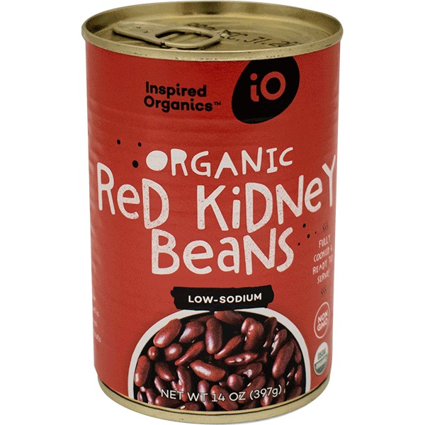 IO ORGANIC RED KIDNEY BEANS 14 OZ