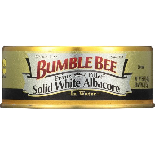 BUMBLE BEE WHITE TUNA WATER 5 OZ