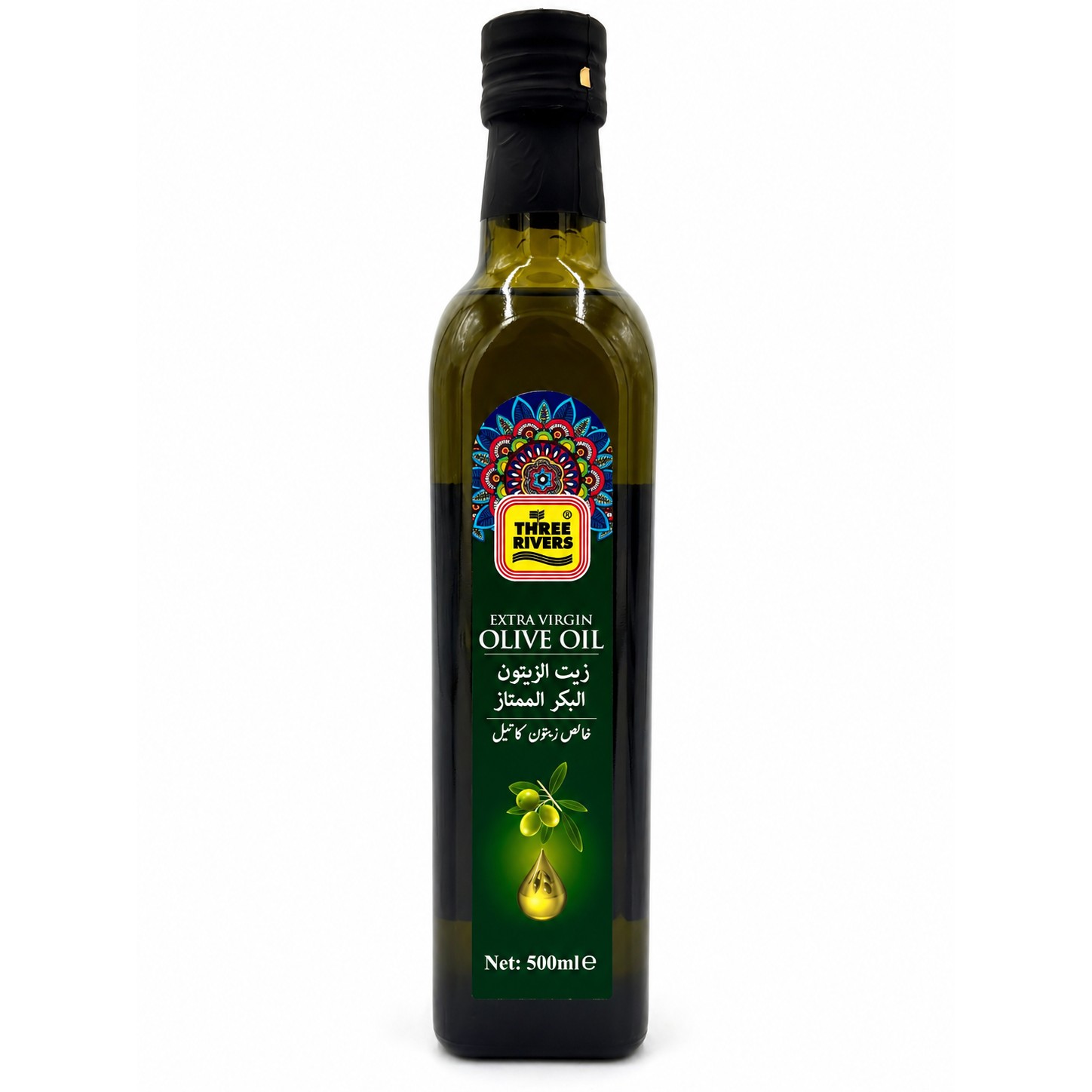 THREE RIVERS EXTRA VIRGIN OLIVE OIL 500 ML