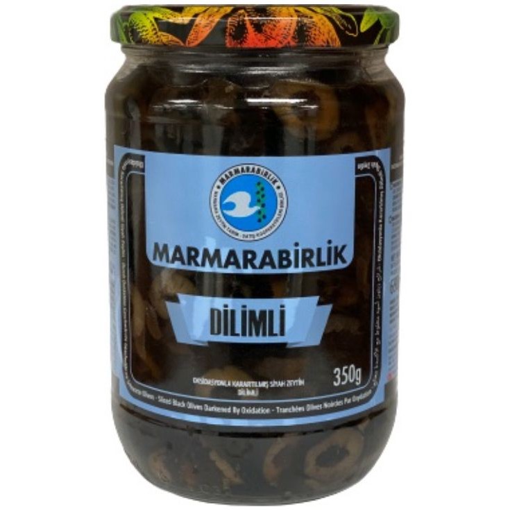 Mb Black Olives Sliced 350 Gm