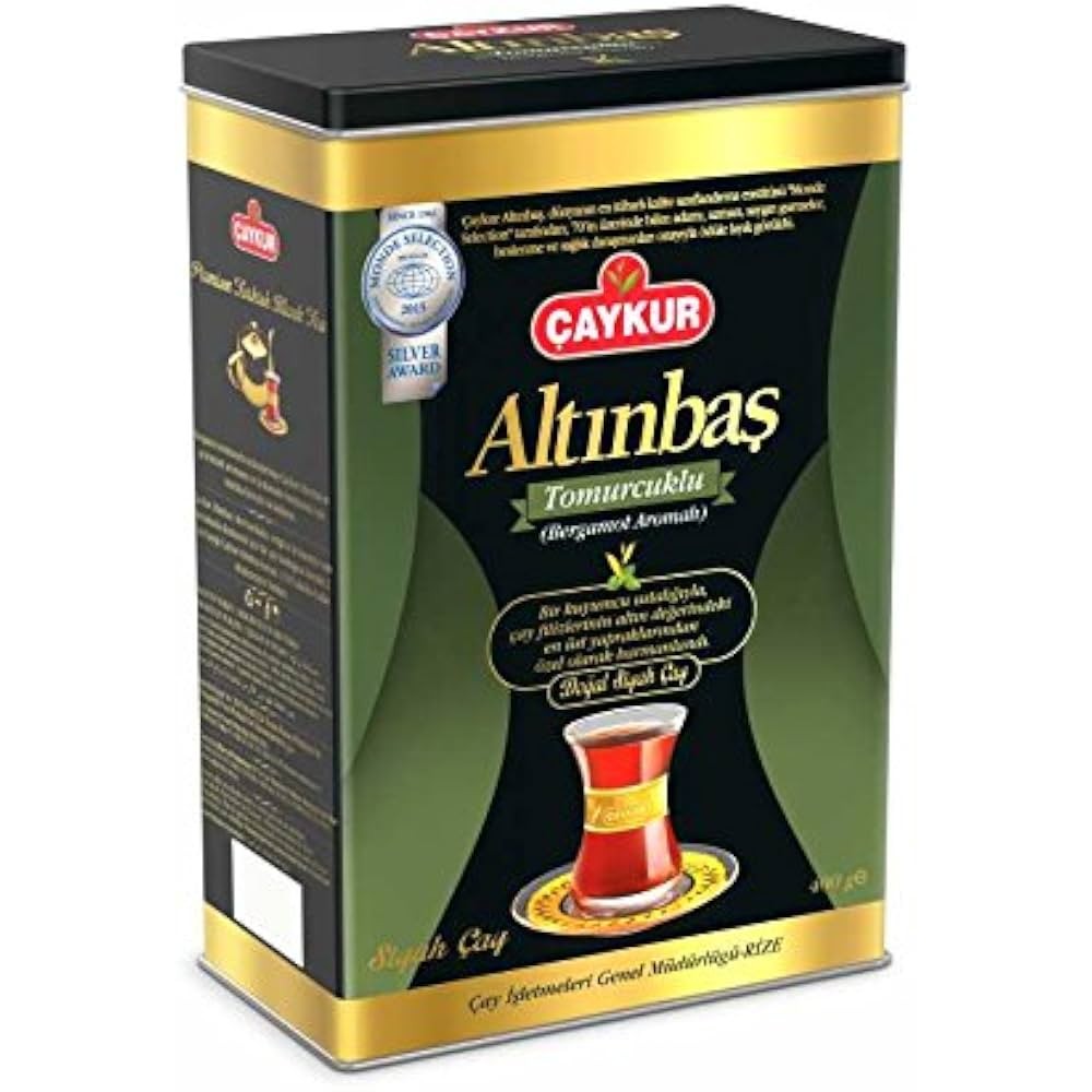 CAYKUR ALTINBAS EARL GRAY TEA TIN 400 GM