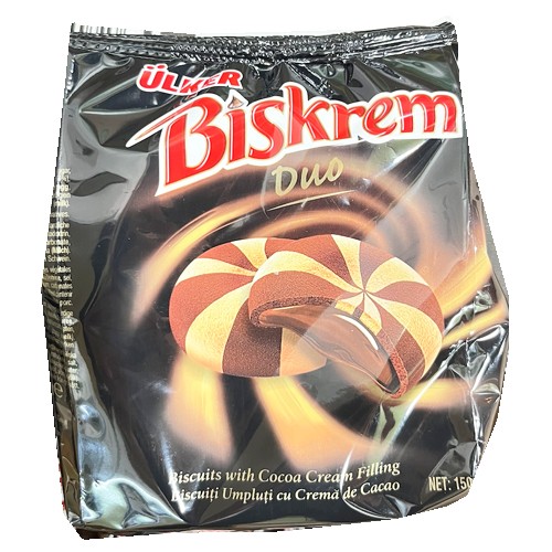 ULKER BISKREM DUO BISCUITS 150 GM