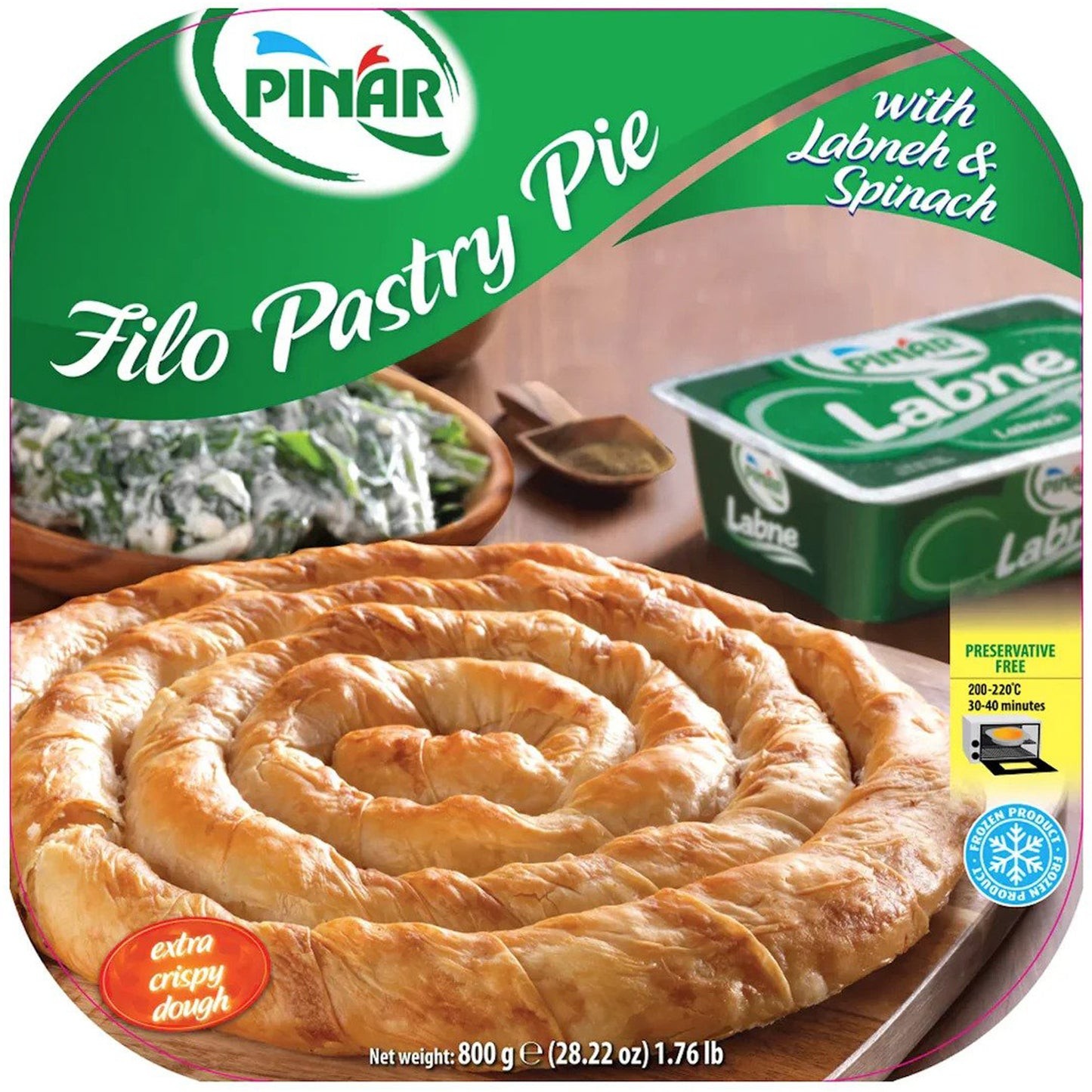 FILLO PASTRY PIE WITH LABNEH PINAR 800 GM